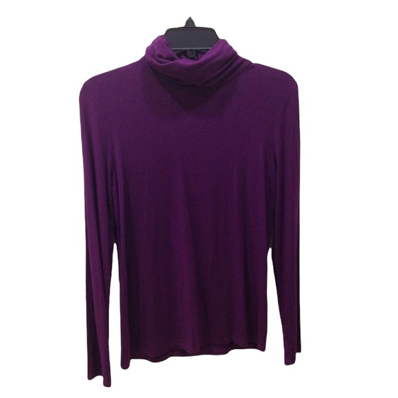 Lord & Taylor Tops - Lord & Taylor Purple Long Sleeve Turtleneck Medium